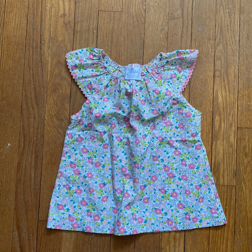 Little English - Girls Floral Top - Size 6